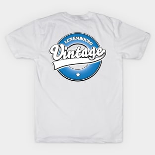 Luxembourg vintage logo T-Shirt